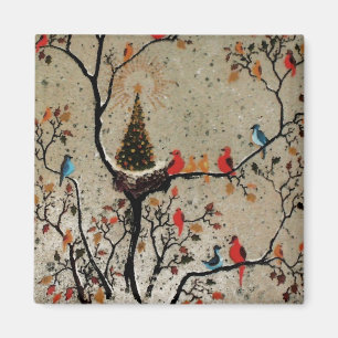 Kerstboom Nest ~ Magneet