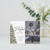 Kerstboom - Nieuwe startfoto Briefkaart (Staand voorkant)