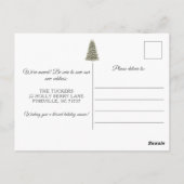 Kerstboom - Nieuwe startfoto Briefkaart (Achterkant)