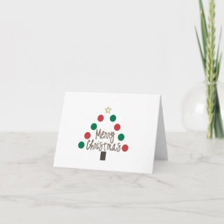 Kerstboom Notecard Feestdagen Kaart