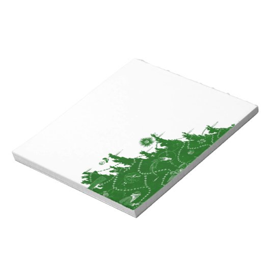 kerstboom notitieblok (Linkerzijde)