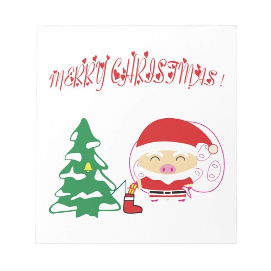 Kerstboom Notitieblok (Voorkant)
