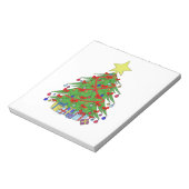 kerstboom notitieblok (Linkerzijde)