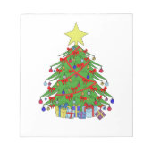 kerstboom notitieblok (Voorkant)