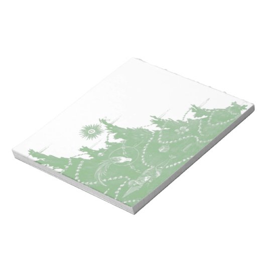 kerstboom notitieblok (Linkerzijde)