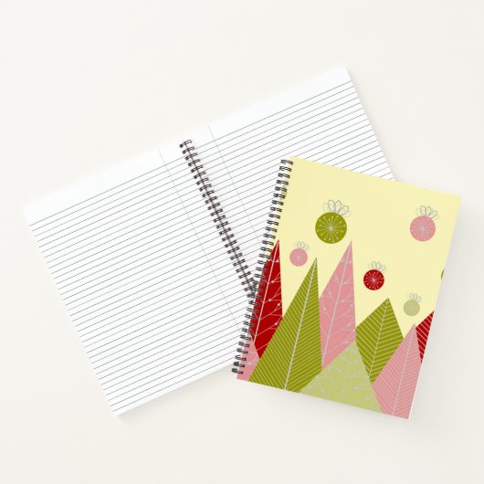 kerstboom notitieboek (Binnen)