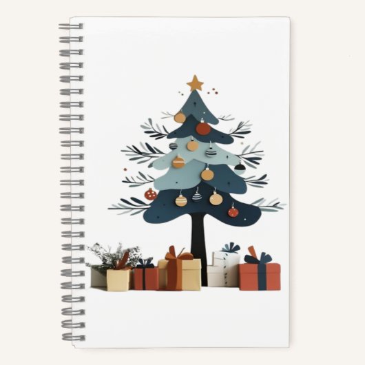 kerstboom notitieboek (Voorkant)