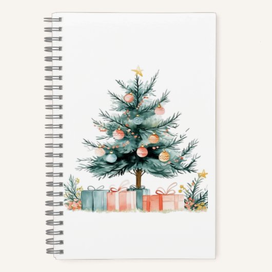 kerstboom notitieboek (Voorkant)