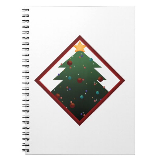 kerstboom notitieboek (Voorkant)
