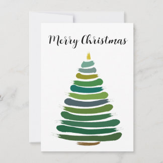 Kerstboom Notitiekaart Notitiekaartje