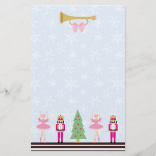 kerstboom, Nutcracker, ballerina Stationery Briefpapier