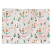 kerstboom Nutkraker Girl - Gepersonaliseerde Kinde Groot Cadeauzakje (Achterkant)