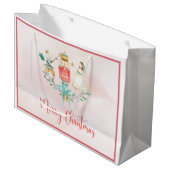 kerstboom Nutkraker Girl - Gepersonaliseerde Kinde Groot Cadeauzakje (Voorkant Gekanteld)