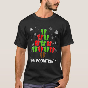 kerstboom Oh Podiatree Podiatrist Food T-shirt