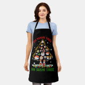 Kerstboom Oh Sushi Kerstboom Japans eten Ja Schort (Gedragen)