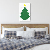 Kerstboom ontwerp 1 canvas afdruk (Insitu (Slaapkamer))