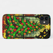 kerstboom ontwerp aan Case-Mate iPhone case (Achterkant (horizontaal))