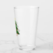 Kerstboom ontwerp drinkglas glas (Links)