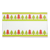 Kerstboom ontwerp kussen hoesje kussensloop (Achterkant)