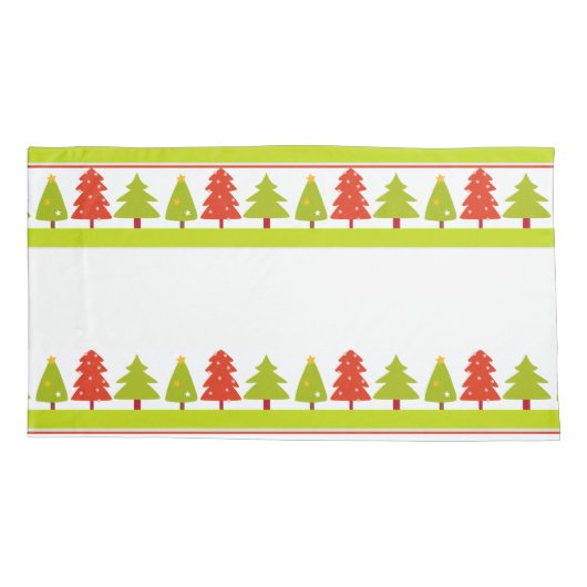 Kerstboom ontwerp kussen hoesje kussensloop (Achterkant)