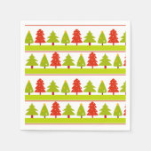 Kerstboom ontwerp papieren servetten (Voorkant)