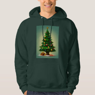 Kerstboom ontworpen hoodie
