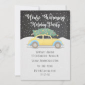 Kerstboom op de dag van de opwarming van de auto kaart (Voorkant)