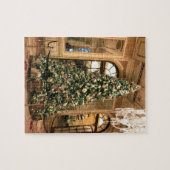 Kerstboom op de Plaza 8x10 Legpuzzel (Horizontaal)