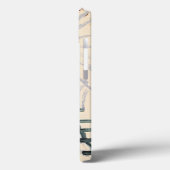 Kerstboom op een besneeuwde winterweg Case-Mate iPhone case (Achterkant / Links)