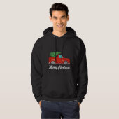  kerstboom op kerst met autovakantie hoodie (Voorkant volledig)