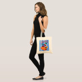 KERSTBOOM OP KERSTKOEK TOTE BAG (Voorkant (model))