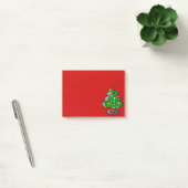 kerstboom op Red Post Post-it® Notes (Kantoor)