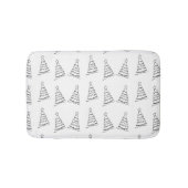 Kerstboom op wit badmat (Voorkant)