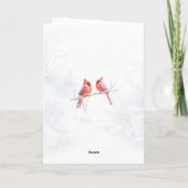 Kerstboom open haard mama en papa vakantie Kaart (Achterkant)