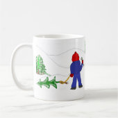 Kerstboom ophalen koffiemok (Links)