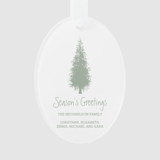 Kerstboom Ornament (voorkant)