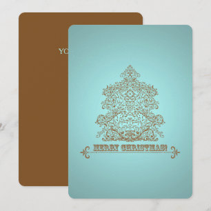 kerstboom Ornament1 - Uitnodiging Kaart