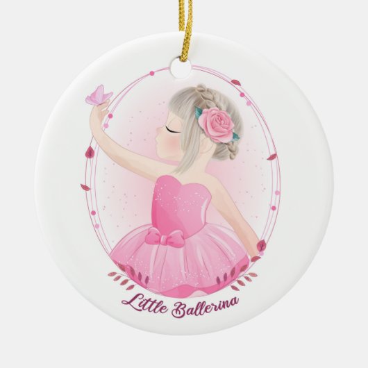 Kerstboom Ornament Ballerina (Voorkant)