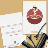 Kerstboom Ornament Folie Accents Vakantie Kaart