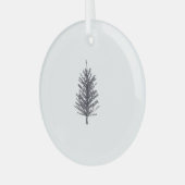 KERSTBOOM ORNAMENT GLASKUNST EN DESIGN (Voorkant links)