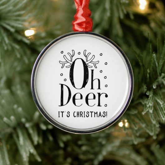 Kerstboom ornament hert grappige illustratie (Boom)