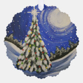 Kerstboom Ornament Kaart (Voorkant)