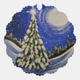 Kerstboom Ornament Kaart