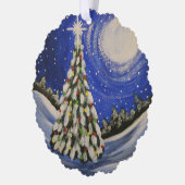 Kerstboom Ornament Kaart (Links)