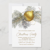 Kerstboom Ornament Party Invite (Voorkant)