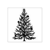 Kerstboom Ornament Stamp Rubberstempel (Afrduk)