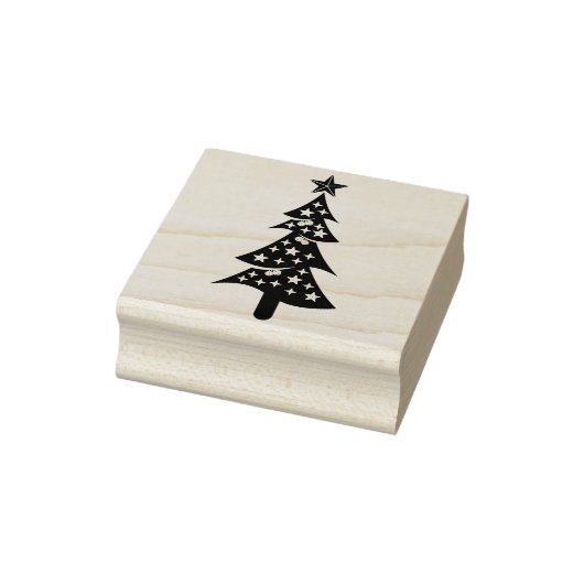 Kerstboom Ornament Stamp Rubberstempel (Stempel)