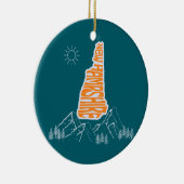 Kerstboom Ornament van de staat New Hampshire (Rechts)
