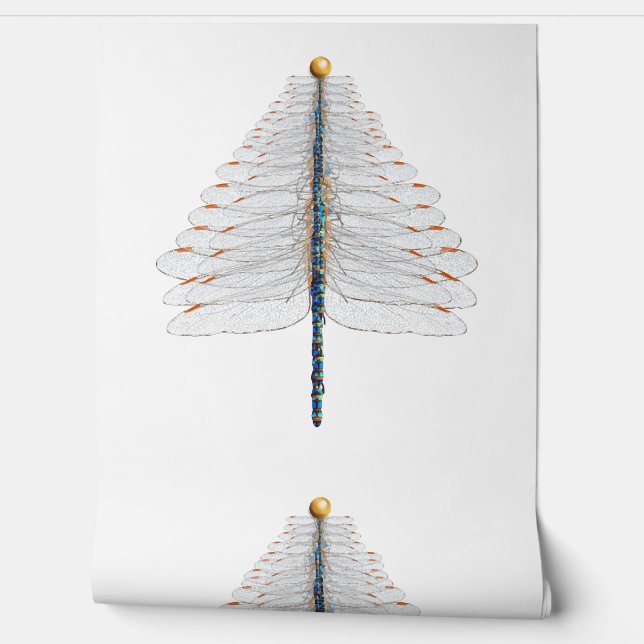,Kerstboom ornamenten Behang (Afrollen)