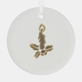 Kerstboom ornamenten kunst en design (Achterkant)